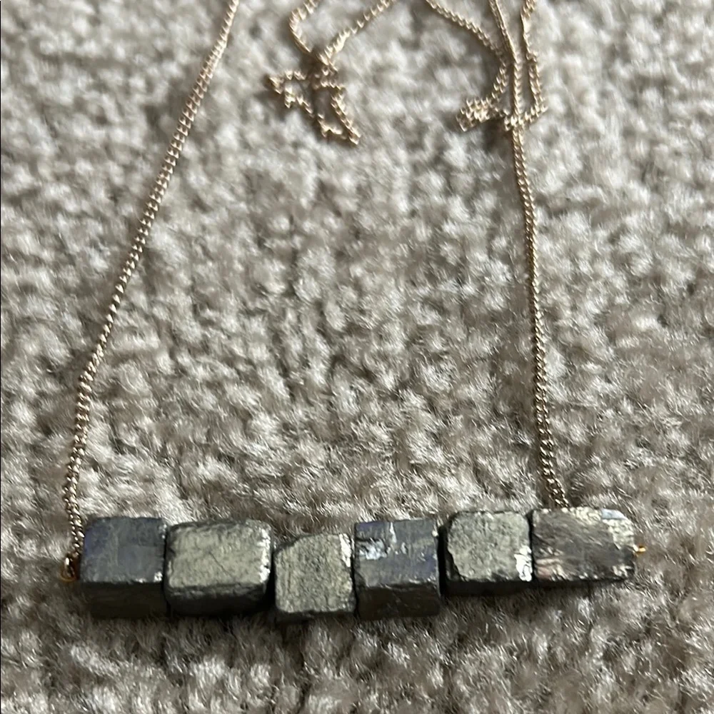 BCBGeneration Gold Necklace and Earring Set - Picture 3 of 5